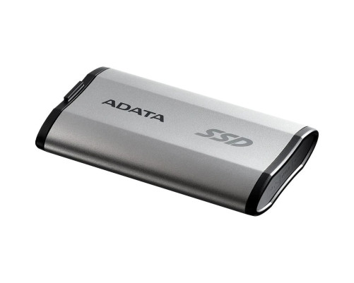 Внешний накопитель SSD 2TB ADATA SD810, USB 3.2, серебристый Внешний накопитель SSD 2TB ADATA SD810, USB 3.2, серебристый