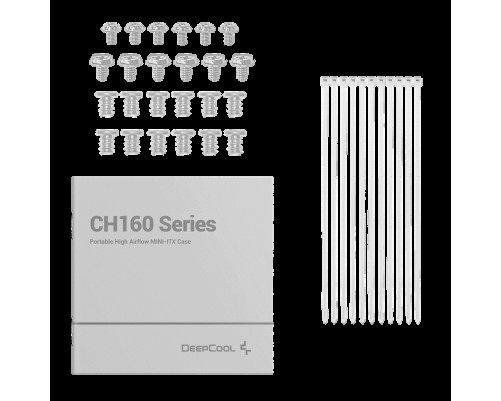 Корпус Deepcool CH160 WH R-CH160-WHNGI0-G-1 Корпус Deepcool CH160 WH R-CH160-WHNGI0-G-1