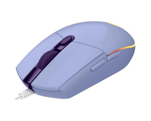 Мышь проводная игровая Logitech G102 Lightsync, сиреневый
