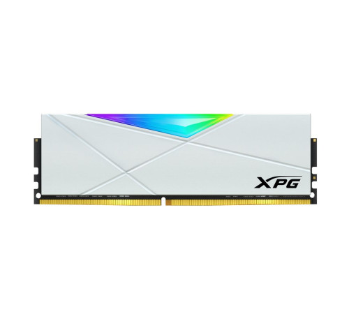 Модуль оперативной памяти XPG 16GB Spectrix D50 RGB DDR4 3600Mhz U-DIMM CL18, 1.35V K2*8GB, WHITE