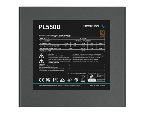 Блок питания 550 Вт Deepcool PL550D Блок питания 550 Вт Deepcool PL550D