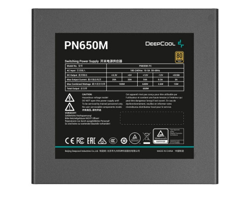 Блок питания 650 Вт Deepcool GamerStorm PN650M Блок питания 650 Вт Deepcool GamerStorm PN650M