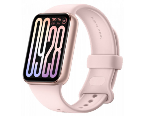 Фитнес-браслет Xiaomi Smart Band 9 Pro, розовый/золотой
