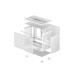Корпус Deepcool CH160 MESH, белый