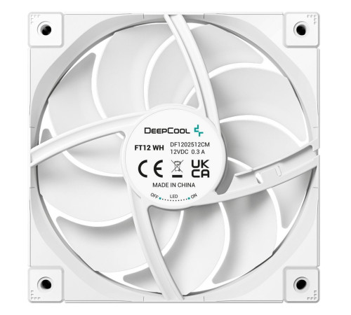 Вентилятор для корпуса Deepcool FT12 WH, белый