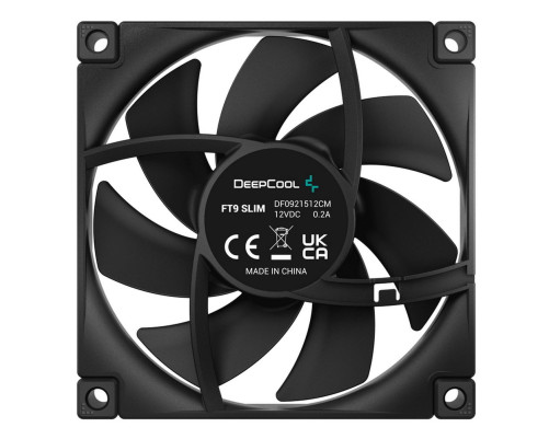 Вентилятор для корпуса Deepcool FT9 SLIM, черный Вентилятор для корпуса Deepcool FT9 SLIM, черный