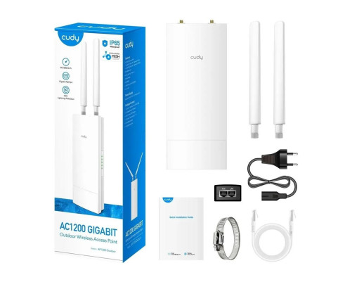 Точка доступа Wi-Fi CUDY AP1300 Outdoor, белый Точка доступа Wi-Fi CUDY AP1300 Outdoor, белый