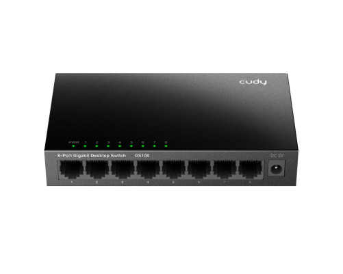 Коммутатор CUDY GS108, черный Коммутатор CUDY GS108, черный