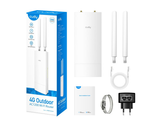 Точка доступа Wi-Fi CUDY LT500 Outdoor, белый