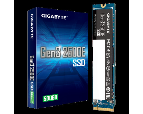 Твердотельный накопитель Gigabyte AORUS Gen3 2500E G325E500G, 500GB, M.2 2280 Твердотельный накопитель Gigabyte AORUS Gen3 2500E G325E500G, 500GB, M.2 2280