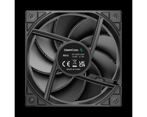 Вентилятор для корпуса Deepcool FD12-3, черный (комплект 3 шт.) Вентилятор для корпуса Deepcool FD12-3, черный (комплект 3 шт.)