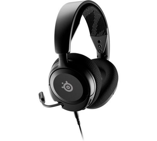 Гарнитура проводная игровая SteelSeries Arctis Nova 1, черный