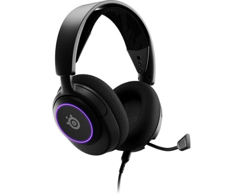 Гарнитура проводная игровая SteelSeries Arctis Nova 3, черный Гарнитура проводная игровая SteelSeries Arctis Nova 3, черный