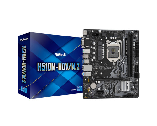 Материнская плата ASRock H510M-HDV/M.2 SE (LGA1200) Материнская плата ASRock H510M-HDV/M.2 SE (LGA1200)