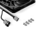 Вентилятор для корпуса ID-Cooling TF-12015-K, черный