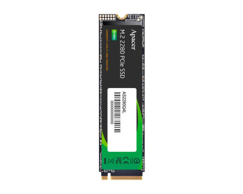 Твердотельный накопитель SSD Apacer AS2280Q4L M.2 PCIe 256GB, Standard(Single)