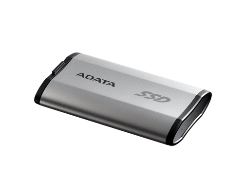 Внешний накопитель SSD 4TB ADATA SD810, USB 3.2, серебристый Внешний накопитель SSD 4TB ADATA SD810, USB 3.2, серебристый