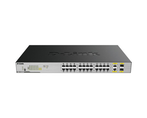 Коммутатор D-Link DGS-1026MP/B2A, черный Коммутатор D-Link DGS-1026MP/B2A, черный