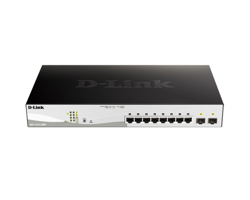 Коммутатор D-Link DGS-1210-10MP/FL2A, черный Коммутатор D-Link DGS-1210-10MP/FL2A, черный