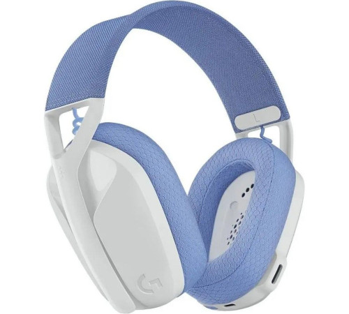 Гарнитура беспроводная игровая Logitech G435 LightSpeed, белый/синий