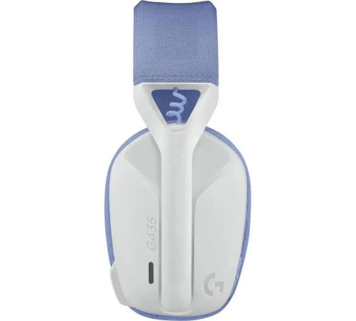 Гарнитура беспроводная игровая Logitech G435 LightSpeed, белый/синий