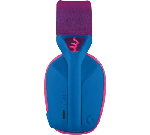 Гарнитура беспроводная игровая Logitech G435 LightSpeed, синий/розовый