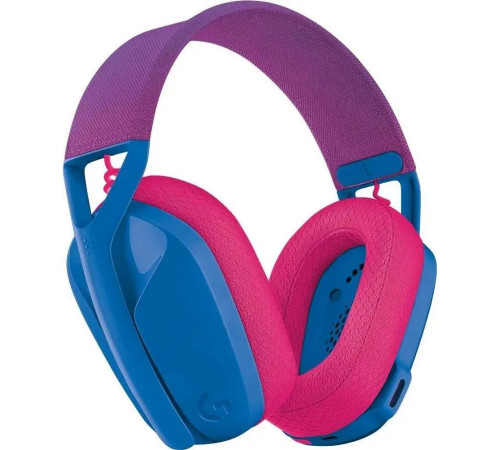 Гарнитура беспроводная игровая Logitech G435 LightSpeed, синий/розовый