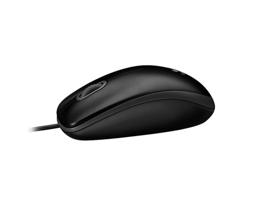 Мышь проводная Logitech M100, темно-серый