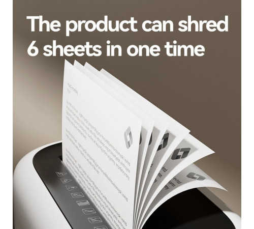 Уничтожитель документов Deli ET001, белый