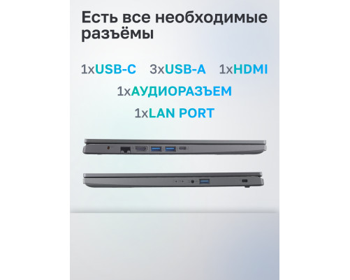 Ноутбук Acer Aspire 5 A515-57-50YA Intel Core i5-12450H/8Gb/SSD512Gb/15.6"/IPS/FHD/60Hz/NoOS/Iron (NX.KN3CD.00L) Ноутбук Acer Aspire 5 A515-57-50YA Intel Core i5-12450H/8Gb/SSD512Gb/15.6"/IPS/FHD/60Hz/NoOS/Iron (NX.KN3CD.00L)