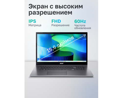 Ноутбук Acer Aspire 5 A515-57-50YA Intel Core i5-12450H/8Gb/SSD512Gb/15.6"/IPS/FHD/60Hz/NoOS/Iron (NX.KN3CD.00L) Ноутбук Acer Aspire 5 A515-57-50YA Intel Core i5-12450H/8Gb/SSD512Gb/15.6"/IPS/FHD/60Hz/NoOS/Iron (NX.KN3CD.00L)