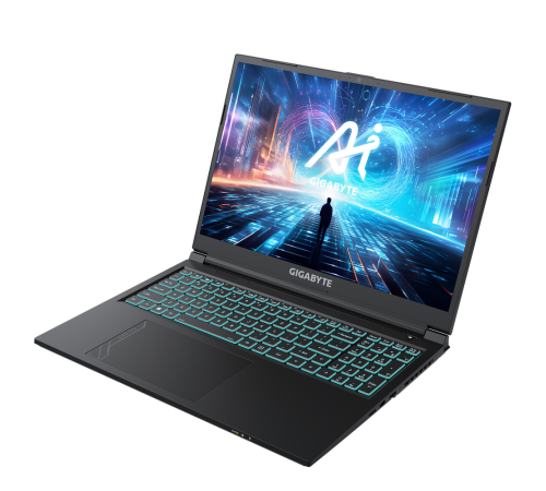 Ноутбук Gigabyte G6 KF Intel Core i7-13620H/16Gb/SSD1Tb/RTX4060 8Gb/16"/IPS/FHD+/165Hz/NoOS/черный