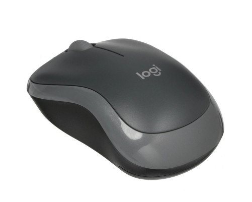 Мышь беспроводная Logitech M186, черный/серый Мышь беспроводная Logitech M186, черный/серый