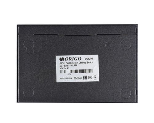 Коммутатор ORIGO OS1205/A1A, черный