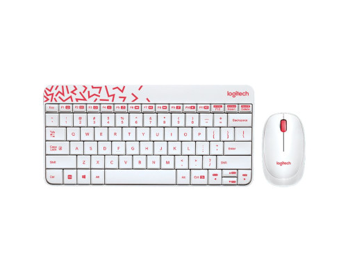 Комплект (клавиатура/мышь) беспроводной Logitech MK240, белый Комплект (клавиатура/мышь) беспроводной Logitech MK240, белый