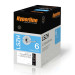 Кабель витая пара Hyperline U/UTP, неэкранированный, cat.6, 4 pair, 23 AWG, LSZH, 305 м, серый