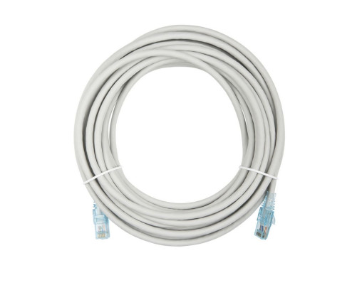 Патч-корд Hyperline U/UTP, Cat.6, LSZH, 10 м, серый Патч-корд Hyperline U/UTP, Cat.6, LSZH, 10 м, серый