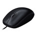 Мышь проводная Logitech M100, черный