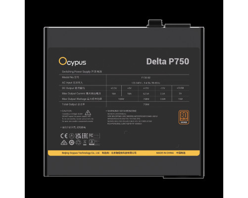 Блок питания 750 Вт Ocypus Delta P750 Блок питания 750 Вт Ocypus Delta P750