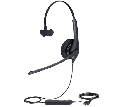 Гарнитура проводная Jabra BIZ 1500 MS Mono, черный
