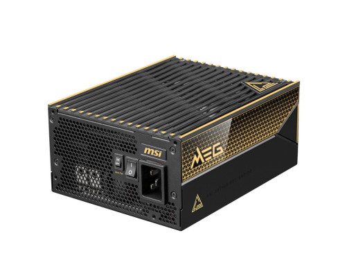 Блок питания 1600 Вт MSI MEG Ai1600T PCIE5 , черный Блок питания 1600 Вт MSI MEG Ai1600T PCIE5 , черный