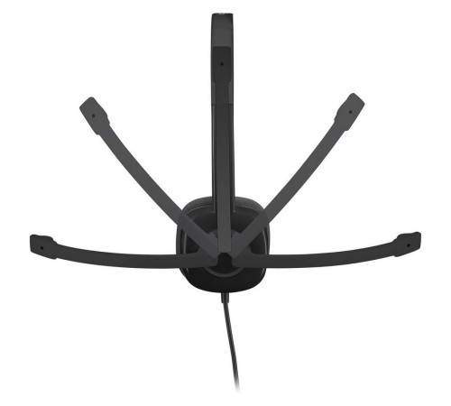 Гарнитура проводная игровая Logitech H151, черный