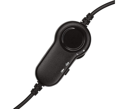 Гарнитура проводная игровая Logitech H151, черный