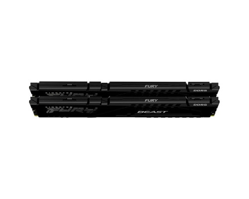 Модуль оперативной памяти Kingston 64GB DDR5 6400 DIMM FURY Beast KF564C32BBEK2-64 Non-ECC,  CL32, 1.4V, kit 2*32gb