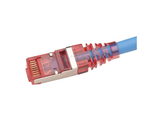 Патч-корд Hyperline F/UTP, экранированный, Cat.5е, LSZH, 5 м, синий Патч-корд Hyperline F/UTP, экранированный, Cat.5е, LSZH, 5 м, синий