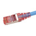 Патч-корд Hyperline F/UTP, экранированный, Cat.5е, LSZH, 5 м, синий
