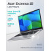 Ноутбук Acer Extensa 15 EX215-57-593B Intel Core i5-13420H/16Gb/SSD512Gb/15.6"/IPS/FHD/60Hz/NoOS/Silver (NX.EJBCD.001)