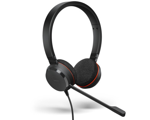Гарнитура проводная Jabra Evolve 20, StereoMS, черный Гарнитура проводная Jabra Evolve 20, StereoMS, черный