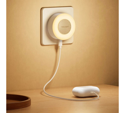 Ночник в розетку с USB Yeelight J4 Plus, белый