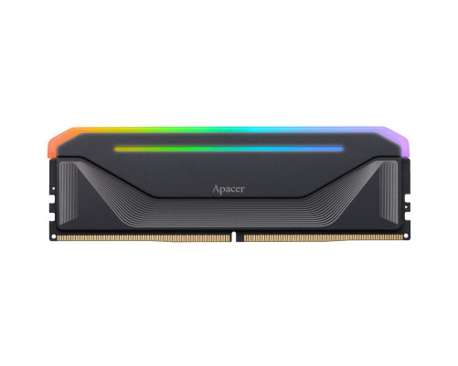 Модуль оперативной памяти Apacer 64GB NOX RGB DDR5 5600Mhz DIMM w/HS, kit 2x32GB CL40, 1.25V Модуль оперативной памяти Apacer 64GB NOX RGB DDR5 5600Mhz DIMM w/HS, kit 2x32GB CL40, 1.25V